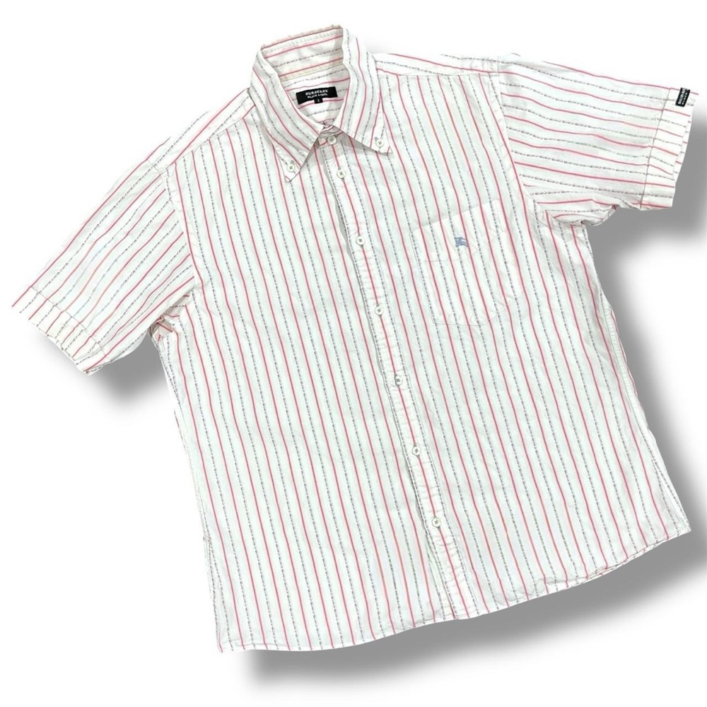Burberry Short Sleeve Button Up Shirt